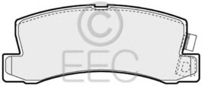 Комплект тормозных колодок, дисковый тормоз EEC