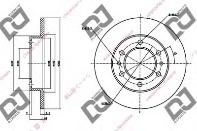 Тормозной диск DJ PARTS купить