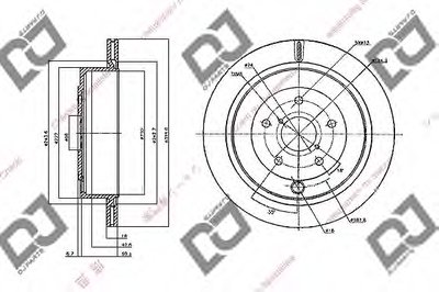 Тормозной диск DJ PARTS купить