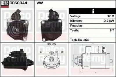 Стартер Remanufactured REMY (Light Duty) DELCO REMY купить