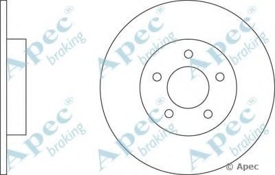 Тормозной диск APEC braking купить