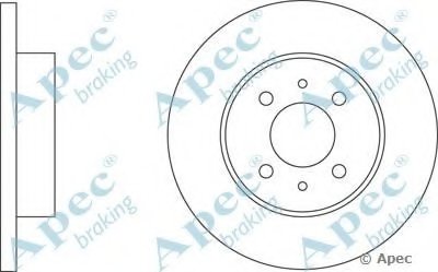 Тормозной диск APEC braking купить