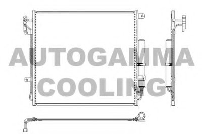 Конденсатор, кондиционер AUTOGAMMA купить