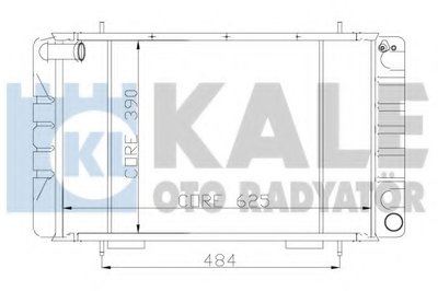 Радиатор, охлаждение двигателя KALE OTO RADYATÖR купить