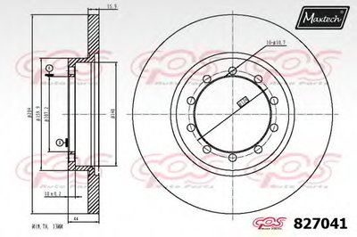 Тормозной диск R+ (Regular Plus) MAXTECH купить