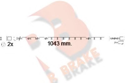 Сигнализатор, износ тормозных колодок R BRAKE