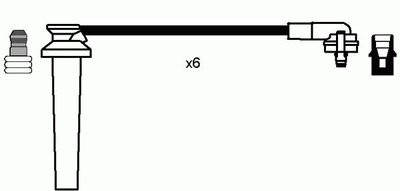 Комплект проводов зажигания