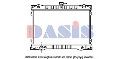 Радиатор, охлаждение двигателя AKS DASIS купить