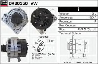 Генератор Remanufactured REMY (Light Duty) DELCO REMY купить