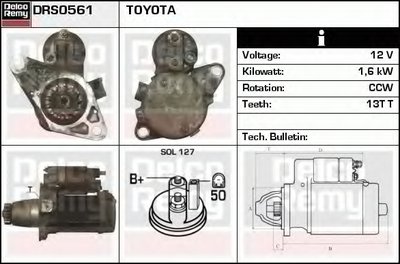 Стартер Remanufactured REMY (Light Duty) DELCO REMY купить