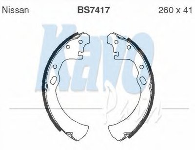 Комплект тормозных колодок MK KASHIYAMA KAVO PARTS купить