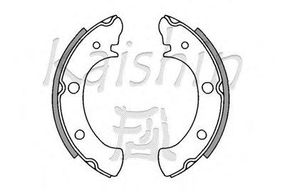 Комплект тормозных колодок KAISHIN купить