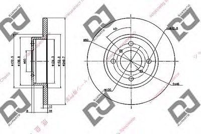 Тормозной диск DJ PARTS купить