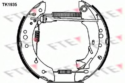 Комплект тормозных колодок FTE купить