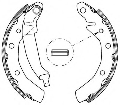 Комплект тормозных колодок ADVANCE OPEN PARTS купить