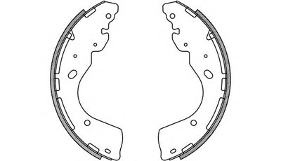 Комплект тормозных колодок ADVANCE OPEN PARTS купить