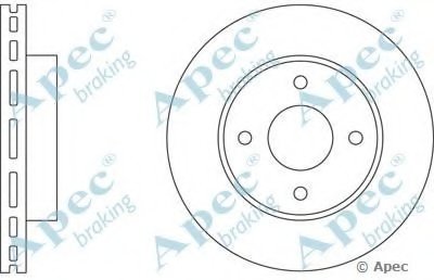 Тормозной диск APEC braking купить