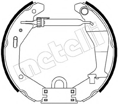 Комплект тормозных колодок Kit premounted METELLI купить