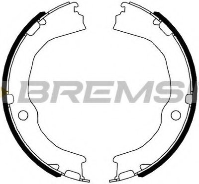 Комплект тормозных колодок BREMSI купить