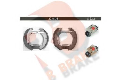 Комплект тормозных колодок R BRAKE купить