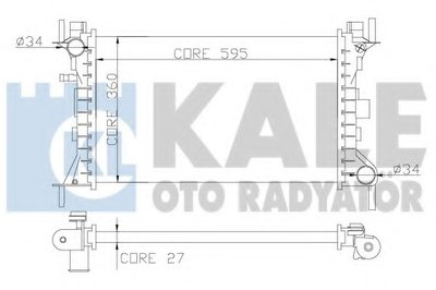 Радиатор, охлаждение двигателя KALE OTO RADYATÖR купить