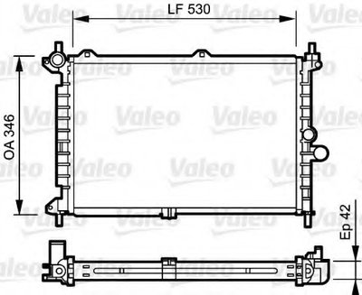 Радиатор, охлаждение двигателя VALEO купить