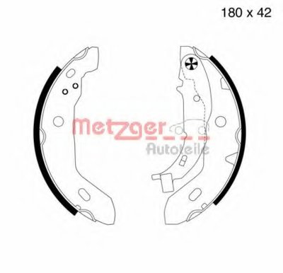 Комплект тормозных колодок WM-Kit METZGER купить