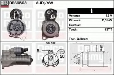 Стартер Remanufactured REMY (Light Duty) DELCO REMY купить