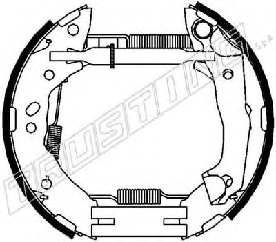 Комплект тормозных колодок FAST KIT TRUSTING купить