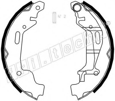 Комплект тормозных колодок fri.tech. купить
