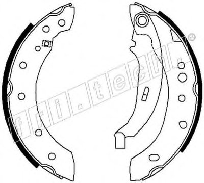 Комплект тормозных колодок REPARATION KIT fri.tech. купить