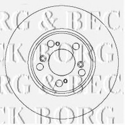 Тормозной диск BORG & BECK купить