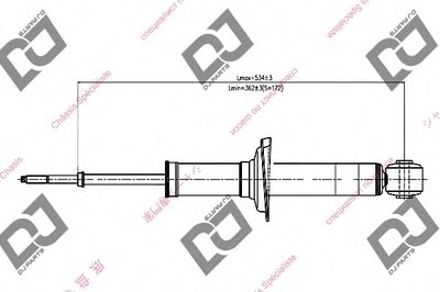 Амортизатор DJ PARTS купить