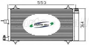 Конденсатор, кондиционер PARTS-MALL купить