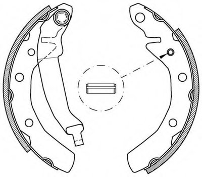 Комплект тормозных колодок ADVANCE OPEN PARTS купить