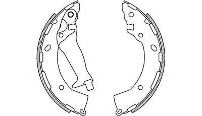 Комплект тормозных колодок ADVANCE OPEN PARTS купить