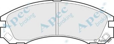 Комплект тормозных колодок, дисковый тормоз APEC braking купить