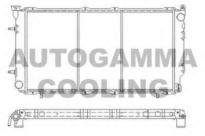 Радиатор, охлаждение двигателя AUTOGAMMA купить
