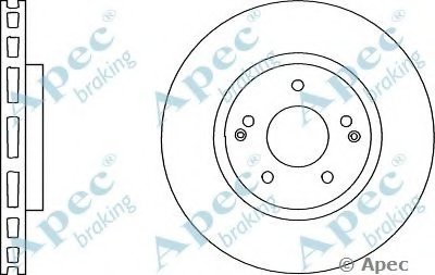 Тормозной диск APEC braking купить