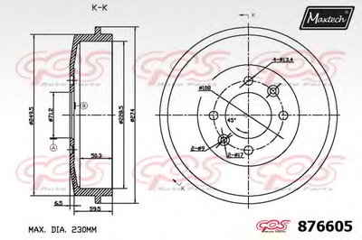 Тормозной барабан R+ (Regular Plus) MAXTECH