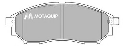 Комплект тормозных колодок, дисковый тормоз MOTAQUIP