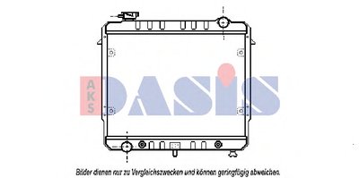 Радиатор, охлаждение двигателя AKS DASIS купить