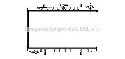 Радиатор, охлаждение двигателя AVA QUALITY COOLING купить