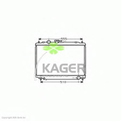 Радиатор, охлаждение двигателя KAGER купить