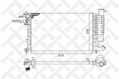 Радиатор, охлаждение двигателя STELLOX купить