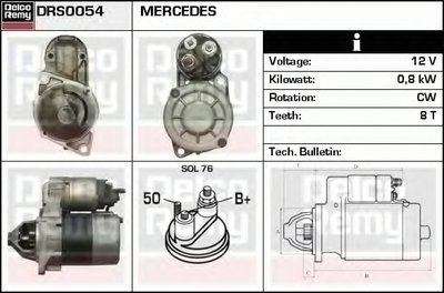 Стартер Remanufactured REMY (Light Duty) DELCO REMY купить