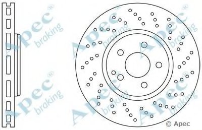 Тормозной диск APEC braking купить