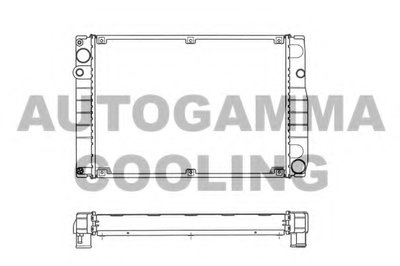 Радиатор, охлаждение двигателя AUTOGAMMA купить