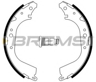 Комплект тормозных колодок BREMSI купить