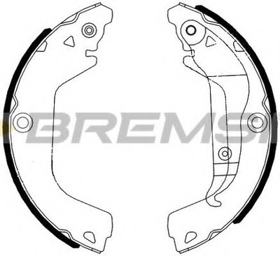 Комплект тормозных колодок BREMSI купить